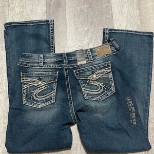 Silver Jeans Co. Dark Blue Boot Cut Women's Jeans